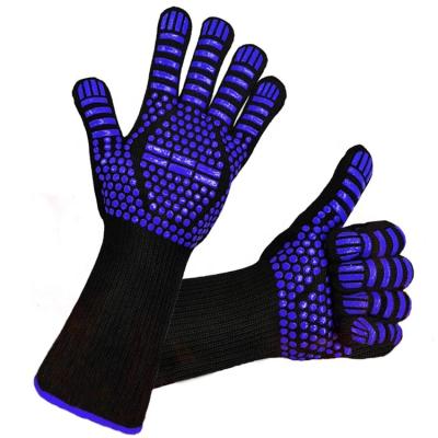 China Thermal Resistance High Quality Heat Resistant JinHaiYue BBQ Barbecue Gloves for sale