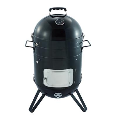 China JHY Hot-selling Carbon Steel Outdoor Portable Charcoal Smoker Outdoor Portable BBQ BBQ Grills Easily Assembled for sale