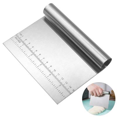 China JHY Hot-sale Stainless Steel Pastry Bench Disposable Chopper For Pizza Scrapers and Dough Cutter for sale