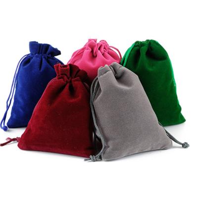 China Eco-Friendly Personalized 11 Colors Dust Proof 5*7cm Mini Small Velvet Invent Storage Pouch Organza Bags For Jewelry for sale