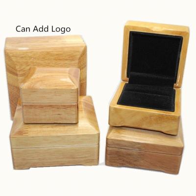 China Wholesale MOQ 200 pcs Logo Bamboo Oak Wood Jewelry Custom Ring Bracelet Necklace Boxes for sale