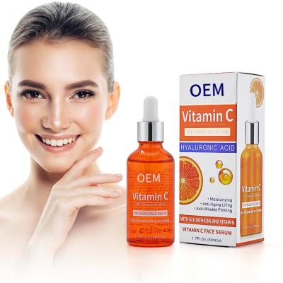 China Skin Revitalizer Private Label Natural Organic Face Care Nourishing Repair Whitening Anti Aging Vitamin C Face Serum for sale