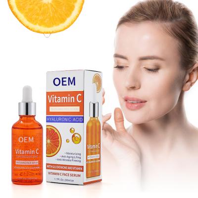 China Wholesale Natural Organic Facial Skin Revitalizer Care Dark Spot Remover Skin Whitening Pure Vitamin C Face Brightening Anti Aging Serum for sale