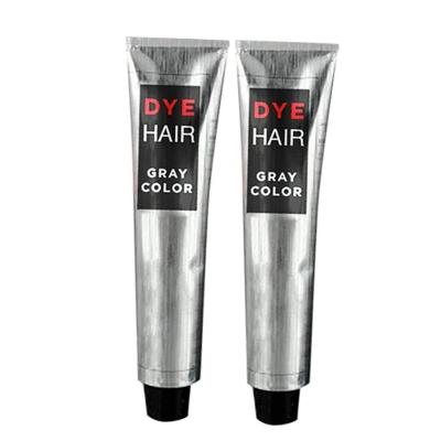 China Easy Long Lasting Professional Gray Color Cream Hair Dye Saft Permenent100ml Hair Salon Coloring+ Bright Colors for sale