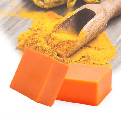 China Private Label Soap Face Soap 100% Natural Organic Turmeric Base Cleansing Soap For Body for sale