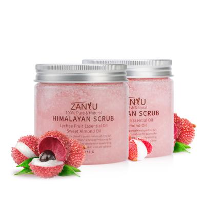 China Most Popular Private Label Body Aromatic Refresh Moisturizing Bath Salt Exfoliating Body Scrub for sale