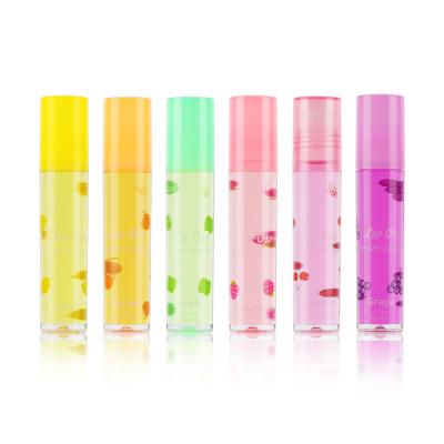 China New Arrival Vegan Vitamin C Lip Oil Waterproof Magic Natural Lip Gloss Treatment Oily Fruit for sale