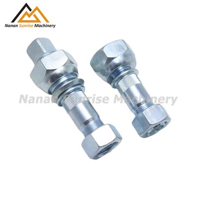 China 40Cr /35CrMo Competitive Price Vehicle Accessories Wheel Bolt M20*1.5/22*1.5*91 For ISUZU NPR Rear for sale