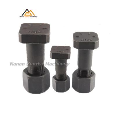 China Construction worksÂ   Tooth Block Bolt For Excavator / Bulldozer Spare Parts 10.9 / 12.9 Good Quality Factory Price Bolt for sale