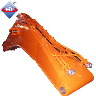 China Excavator Front-Part Attachment Excavator / Excavator Long Reach Boom Arm 8m-20m Reach Customized for sale