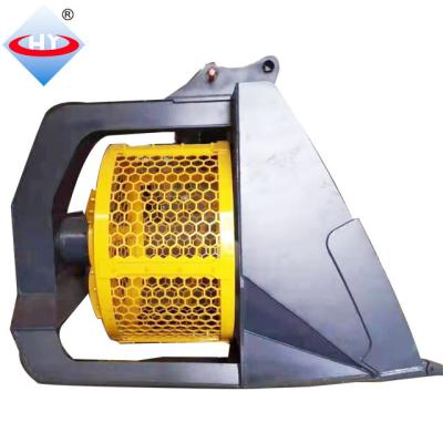 China Construction Material Stores Provided Customize Hydraulic Rotary witdth Excavator Bucket / Excavator Screen for sale