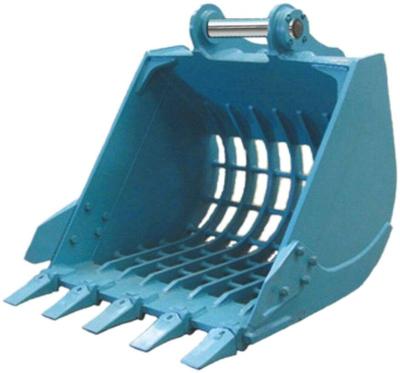 China Building Material Stores Excavator Skeleton Digger Ditching Screening Trenching Tilt Rock Backhoe Sieve Grading Trapezoidal Rototiller Shaker Rotating for sale