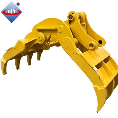 China Mechanical Construction Material Shops Grapple for Excavator and Backhoe for 3-30 Ton Excavator for sale