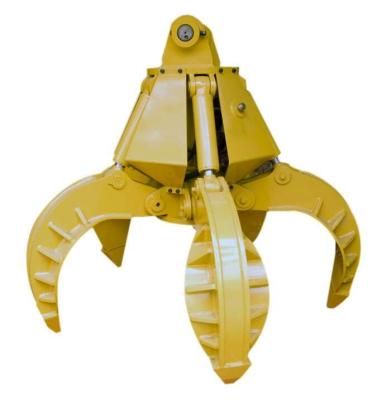 China Construction Material Shops Construction Machinery Parts Hydraulic Grab Excavator Attachment Hydraulic Grab Bucket Attachment For Digging And Loading for sale