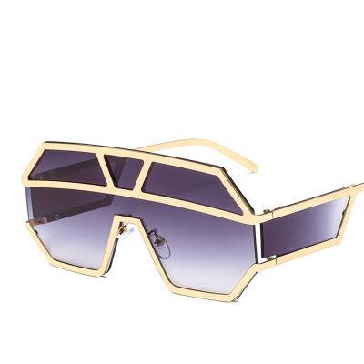 China 2021 Designer Inspired Trendy Square Korean Sunglasses Fashion Metal Women Vintage Sunglasses for sale