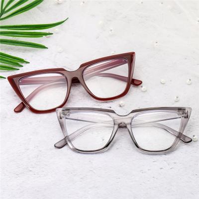 China New fashionable optical glasses that can be equipped with myopia Cat Eye Glasses fashionable 2020 for sale