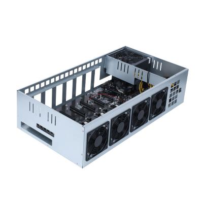 China Hot Selling Desktop 8GPU B75 Shims Speed ​​Case Fan Slot Adjustable Distance 65mm 70mm B75 8GPU Silent Kit for sale