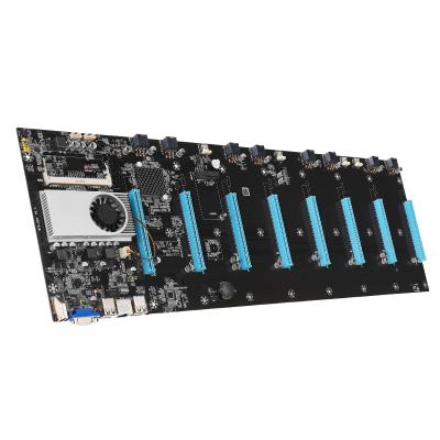 China 2022 Silver Expert S37 8 Gpu Desktop Manufacturing Motherboards 8 PCIE 16x Slots 8GPU S37 Mainboard for sale