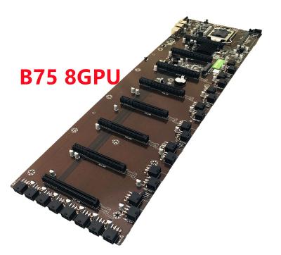 China 2022 Hot Sale B75 8GPU Motherboard Expert 8GPU LGA 1151 65mm Gap B75 8 GPU for sale