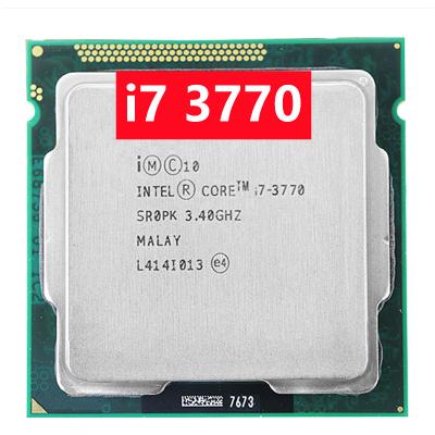 China Desktop Original Used i7 3770 LGA 1155 Quad Core CPU 3.4 GHz Processor Desktop Socket LGA 1155 i7-3770 for sale