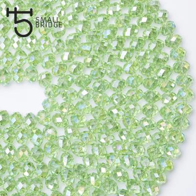 China Trendy 8mm Faceted Rondelle Czech Glass Bead Jewelry Making DIY Crystal Spacer Beads For Bracelets Mix Loose Bead Wholesale for sale