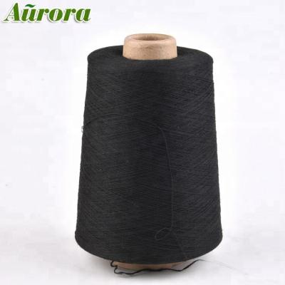 China Recycled wholesale sock yarn for knitting, ne20s (34s) yarn for socks, black socks yarn for sale