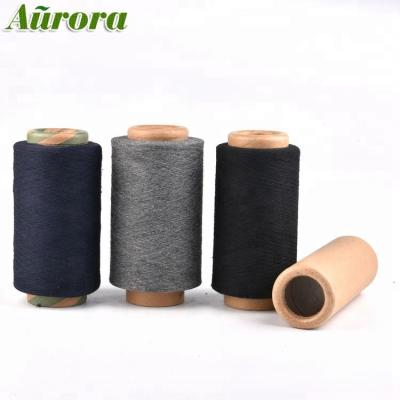 China China Custom Recycled Nm20s/1 Recycled Cotton Blended Black Cotton Yarn Twist Stocking Yarn For Gloves for sale