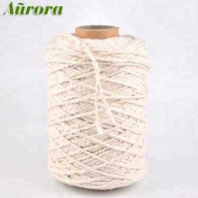 China Satisfactory Service Recycled Broom Yarn Manufacturers Ne 0.5S/4 0.5s 4ply Raw White Reclaimed Yarn For Brooms for sale