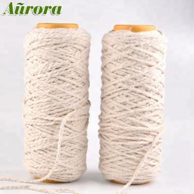 China Price Acceptable Ecru Recycled Broom Yarn Recycled Cotton 0.7S/4 Recycled Yarn For Broom for sale