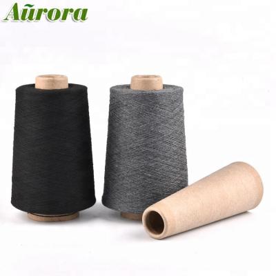 China Recycled Knitting Yarn NE30/1 Gray Yarn From Factory Directly For Knitting for sale