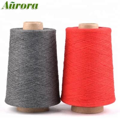 China Red Knitting Cotton Yarns Recycled Professionally Made Cotton Yarns NE12/1 For Knitting for sale