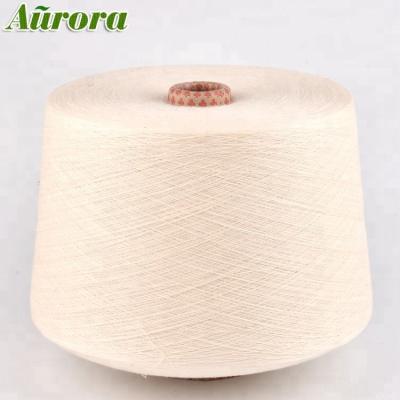 China Recycled High Quality Raw White TC 65 35 Weaving Thread Thick NE14S Yarn For Weaving for sale