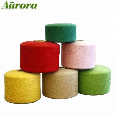 China Lucky 14S Recycled Recycled Colorful Carpet Yarn Best Seller Carpet Blanket Recycle OE Regenerated Recycled Cotton Yarn for sale