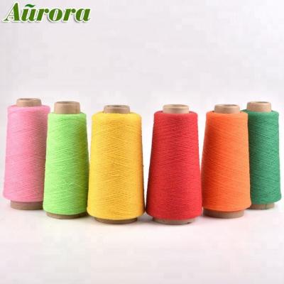 China Factory Regenerated Yarn Recycled 12S Recycled Polyester Cotton Yarn for sale