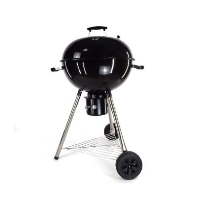 China Easily Assembled Outdoor 18.5 Inch Backyard BBQ Grill Deluxe Kettle Grill Machine for sale