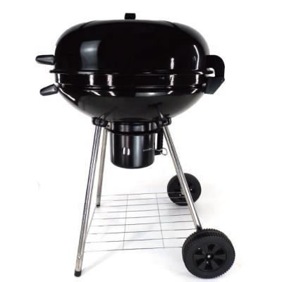 China Easily Assembled 22 Inch Kettle Charcoal BBQ Grill With Cart Temperature Control for sale