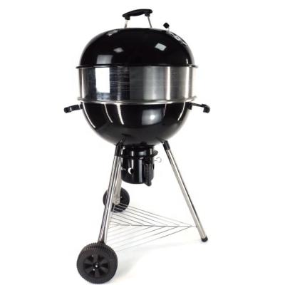 China Easily Assembled Family Party Large BBQ Grills Heavy Duty Charcoal Kettle Grill Size 22.5-Inch With Pizza Cooking Grate for sale