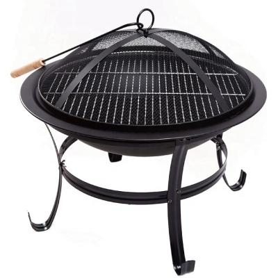 China Stocked Fire Pit Wood Burning Outdoor Charcoal 21.5 Inch Fire Pit for sale