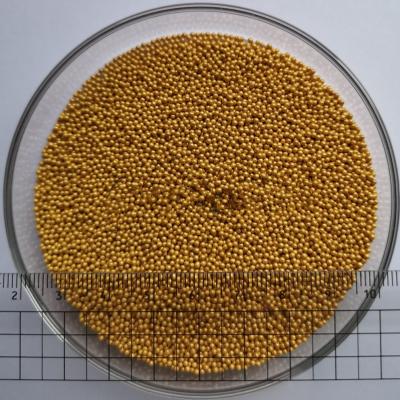 China Round Spheres Gold Pearlet Cosmetics Raw Materials Odorless for sale