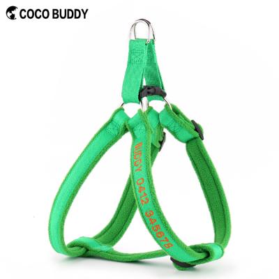 China 2021 DETACHED Fleece Padding Bamboo Fiber Dog Safety Vest Harness Soft Full Body Dog Pet Harness Wholesale for sale