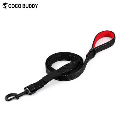 China Lead Viable High Reflective Thickness Nylon Pet Dog Webbing Pet Leash 3.5mm With Extra Metal CLIP D for sale