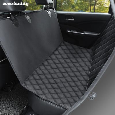 China Travel Pet Hammock Waterproof Oxford Black Quilted Dog Car Seat Covers for sale