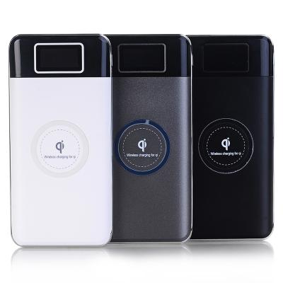 China Wholesale Promotional Laptop Power Bank Support Fast Charging Type-c 10000mah Qi Power Bank Portable Wireless Charger For Mobile Phones and Laptops for sale