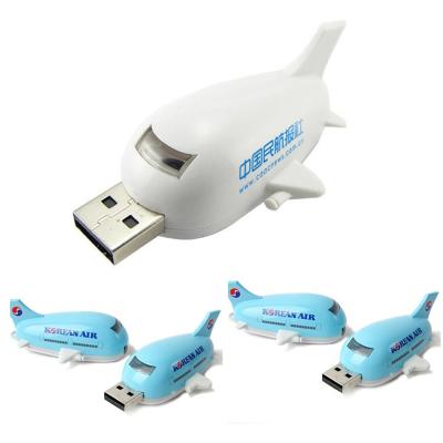 China Plastic Airplane Shape Custom Cheap U Disk Corporate Gift Advertising 2g8g16g32g64G128g USB Flash Drive for sale