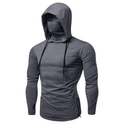 China Anti-Wrinkle 2021 Hot Sale Fashion High Quality OEM Designs Custom Long Sleeve Men's Masked Hoodies for sale