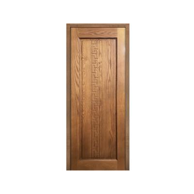 China Manjun PVC Door China Factory PVC Interior Door Waterproof House Room Bearing Paintless MDF Bathroom Door for sale