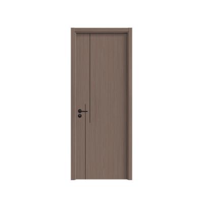 China Waterproof Modern Interior Wood PVC Film Coated MDF Door For Indoor Room for sale