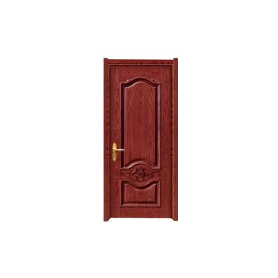 China Sound Insulation Factory Hot Selling Free Paint Interior Melamine Laminated Door Wooden Carbon Crystal Door for sale