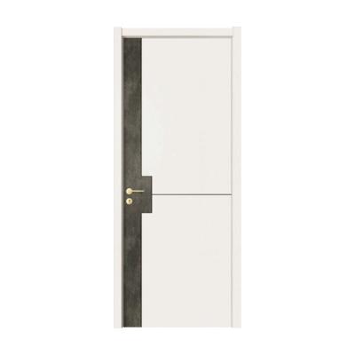 China Manjun House Designs Waterproof Melamine Wooden Door With Decorative Laminated for sale