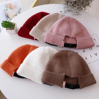 China JOINT Men Women Hats Hip Hop Beanie Skullcap Street Knitted Hat Acrylic Adjustable Brimless Hat for sale